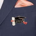 thumbnail image 4 of Kumdkd 1 Pcs Graduation Pins, Souvenir Emblem, Congrats Badges, Button Lapel Pin 2025 Graduation Gifts Metal Baked Paint Brooches Souvenirs Student Gifts Accessories (Black,C), 4 of 6