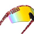 thumbnail image 4 of Gafas de Sol FOCO San Francisco 49ers NFL con Montura Grande Floral, 4 of 5