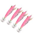 thumbnail image 3 of 4Pcs Artificial Simulation Fish Lure Bait Fishing Tackle Dual Squid Hook with Luminous Stick Slot(pink ), 3 of 8