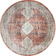 thumbnail image 2 of Rugs.com Newport Collection Rug – 7' Round Red Medium Rug Perfect For Kitchens, Dining Rooms, 2 of 9