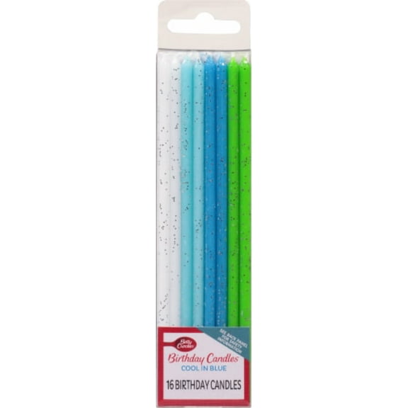 Betty Crocker Birthday Candles - Cool In Blue