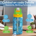 thumbnail image 3 of Termo Botella Agua Infantil Escolar Antiderrames Con Popote Disney Pixar Toy Story, 3 of 8