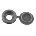thumbnail image 2 of Versatile Plastic Screw Caps for Furniture Protection and Decoration - M5 Self-Tapping Screw Covers in Deep Gray - Pack of 100, 2 of 6