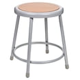 thumbnail image 2 of Hampden Furnishings Flynn Collection 18" Masonite/Steel Stool, Grey, Pack of 2, 2 of 7