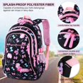thumbnail image 2 of PENGXAING 3Pcs Primary School Bookbag Girls Bookbag  Kids School Backpack Sets  Light Blue, 2 of 4
