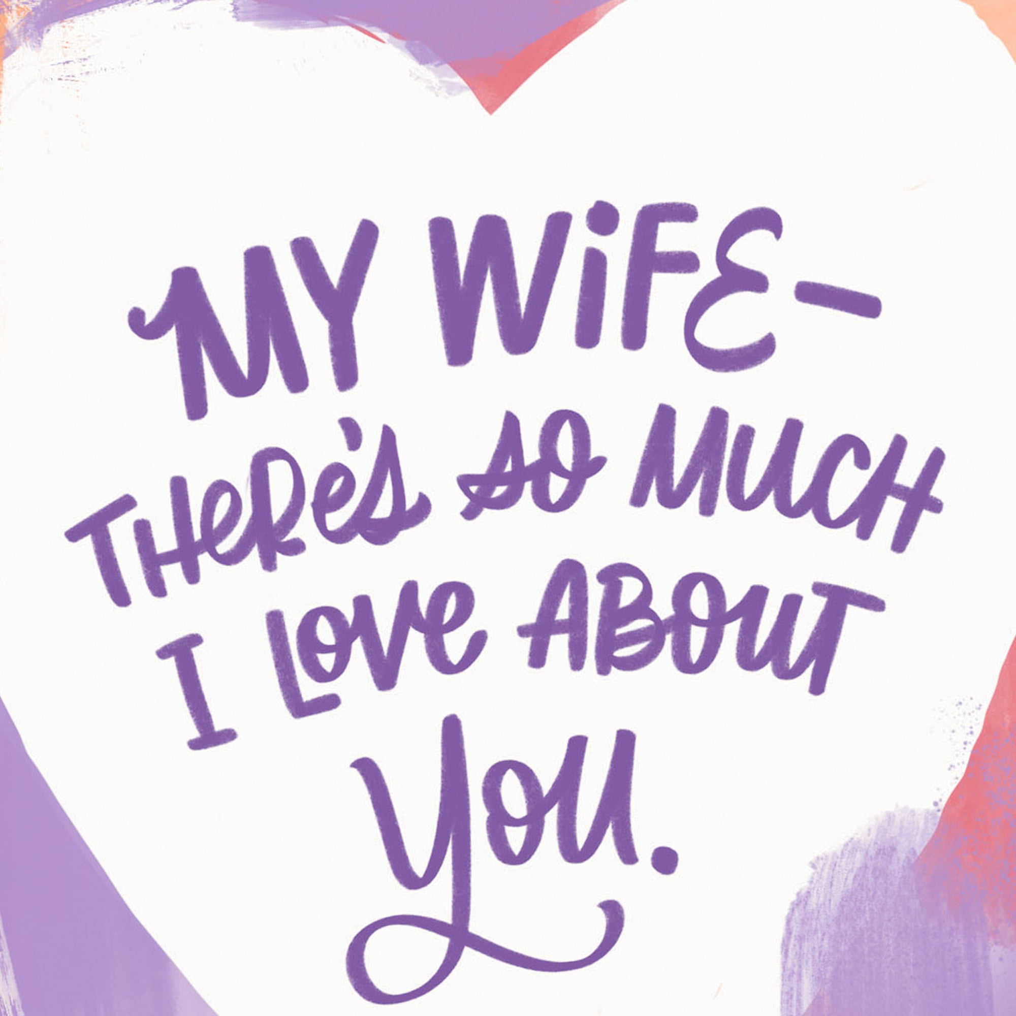 Hallmark Birthday Card for Wife (So Much to Love About You)