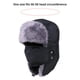 thumbnail image 5 of Gorro de trampero, gorros de invierno para hombre, gorro de caza, gorro de esquí, gorros con orejeras, gorros resistentes al viento, color azul, 5 of 6