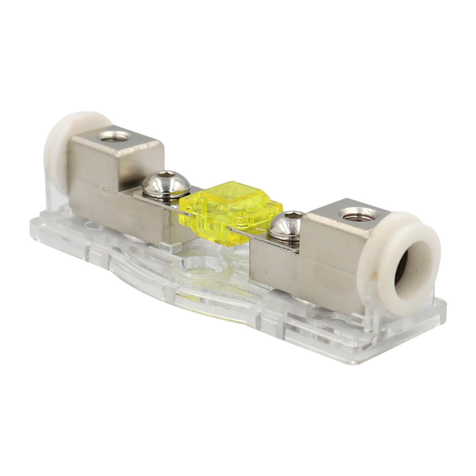 jiaping 5xMini 120A Anl Fuse Holder with Fuse Wire Inline Fuse 12-32V Fuse Pcs