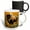 Multicolor, variant on 3drose, American Bison on a Kansas Range of Sunflowers, 11oz Two-tone Green Mug