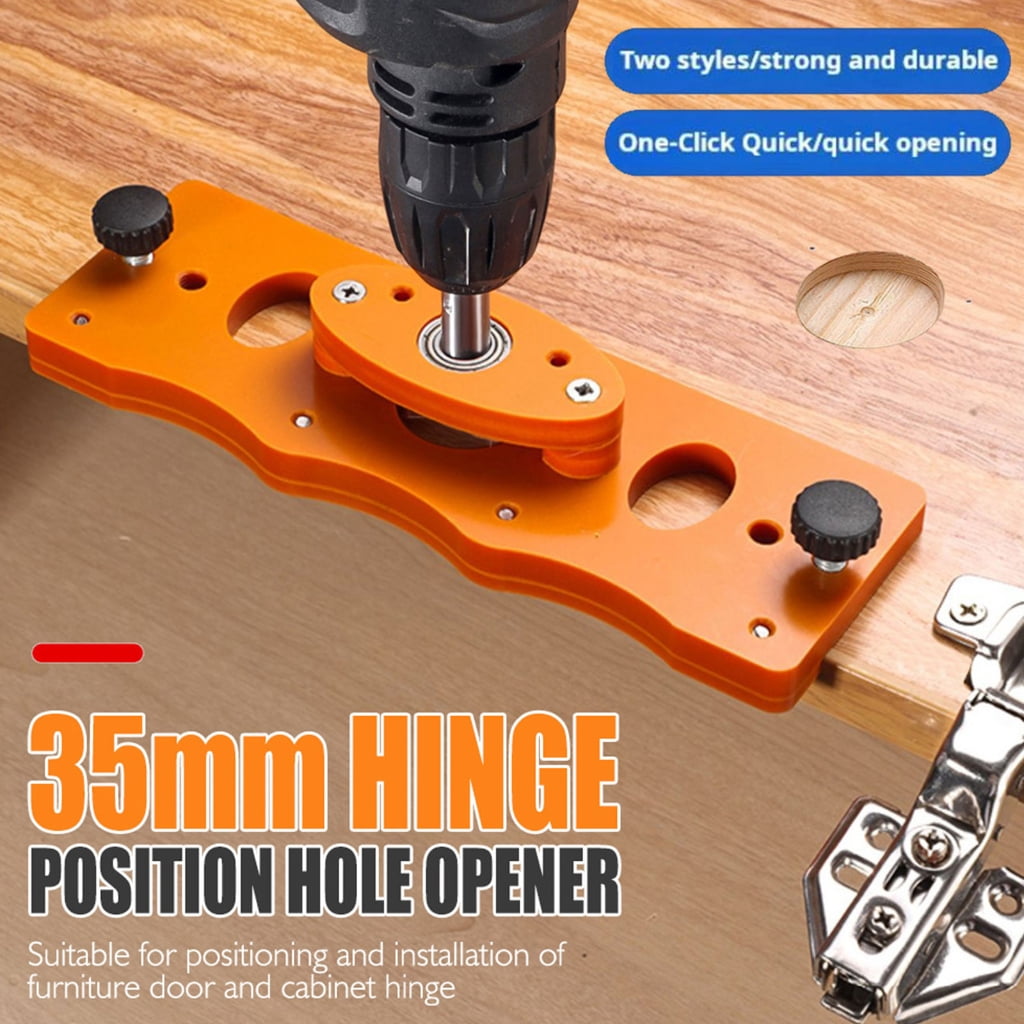 35mm Hinge Drilling Jig Hole Guide Woodworking Tool for Kitchen Cabinet Doors