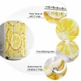 thumbnail image 5 of Small Stall Shower Curtain 36x72 Inch Narrow Half Size Summer Lemon Bath Curtains Bathroom Decor Modern Oil Painting Yellow Fruits Waterproof Fabric Shower Curtain Set with Hooks 36 Inch, 5 of 6