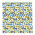 thumbnail image 3 of Ambesonne Floral Shower Curtain, Chrysanthemum and Butterfly, 69"Wx84"L, Earth Yellow Blue, 3 of 5