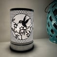 thumbnail image 2 of 7" touch lamp/Essential Oil Burner/Fragrance Wax Melts Warmer/Silver Humming Bird table decor, 2 of 6
