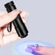 thumbnail image 4 of Mini lámpara LED UV para uñas con cabezal de silicona Secado rápido Lámpara UV portátil para uñas 12 perlas LED Aluminio y silicona Alimentación por pilas, 4 of 5