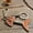 Brown, variant on Personalized Cowhide Keychain: First Layer Leather Key Chain, Geometric Alloy Design, Creative Gift Idea