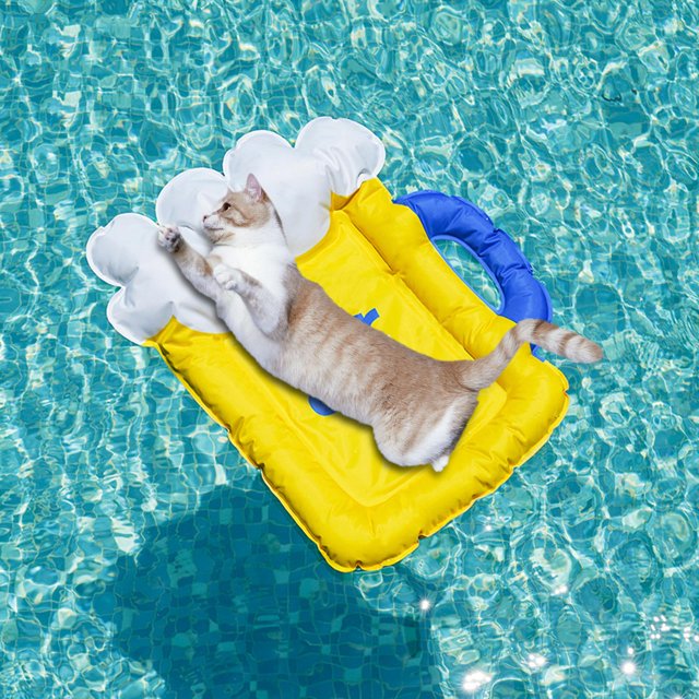 Almohadilla de Enfriamiento para Mascotas Yinane Cojín de Enfriamiento Portátil Almohadilla Refrescante para Gatos