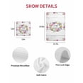 thumbnail image 7 of Spring Easter Kitchen Dish Towels for Drying Dishes Set of 2, Watercolor Eggs Tulips Flower Wreath Wood Gray Waffle Weave Microfiber Hand Tea Bathroom Towels Quick Dry & Absorbent Towel 12x12, 7 of 7