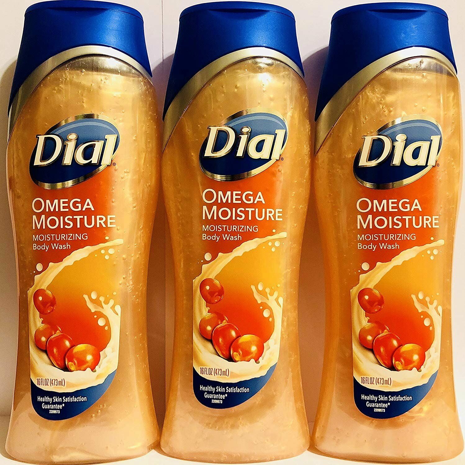 Dial Moisturizing Body Wash - Omega Moisture - Net Wt. 16 FL OZ 473 mL Per Bottle