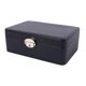 thumbnail image 1 of Estuche de exhibición para joyas, organizador portátil de gran capacidad para pendientes y anillos. Negro, 1 of 9