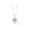 Sterling Silver, variant on 5MM Round Shape Ethiopian Opal 925 Sterling Silver Solitaire Snowflake Minimalist Christmas Pendant Necklace Jewelry, Silver