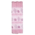 thumbnail image 2 of Cortinas Transparente con de Jacquard Divisor de Ventana de Habitación de Hoja Púrpura Zulema Floral Cortina, 2 of 8