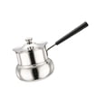 thumbnail image 4 of Cafetera,Cafetera turca Calentador de leche Universal,Olla calentadora de mantequillas de acero inoxidable para viajes,Cafetera con asa Hogar Oficina Cocina,Portátil pequeña Cacerola, 4 of 8