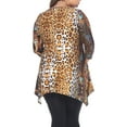 thumbnail image 3 of White Mark Women's Plus Marlene Tunic Top, 3 of 5