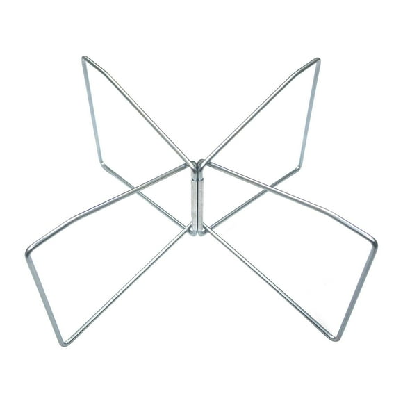 Soporte para enfriador plegable, soporte de almacenamiento multiusos para pesca, barbacoa, camping Plata