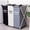 Black/White/Grey, variant on Tri Compartment Sorting Laundry Hamper Collapsible Laundry Baskets Foldable Waterproof Clothes Hamper for Bedroom Bathroom Laundry Storage and Organize 145L