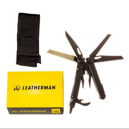 Leatherman Multitool Wave Black Oxide Finish Sheath Molle-Black Box