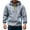 Gray, variant on Timoontee Men's Workwear Long Sleeve Hoodies Quarter Zip Tactical Pullover Sweatshirts Casual Fall Vintage Fashion Hooded Sweatshirts Solid Multi Pockets Tops Gray XL