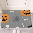 thumbnail image 2 of Pumpkin Spooky Door Mat,Home Decor Happy Halloween Low-Profile Door Mat 17x30 Inch Door Mats for Outdoor Entrance Entry Entryway, 2 of 6