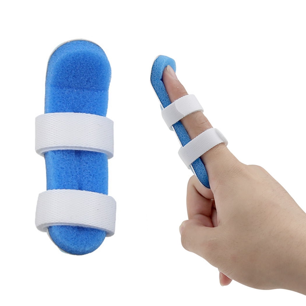 Kapmore Finger Splint Adjustable Aluminum Padded Finger Support Mallet Finger Splint