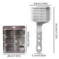 thumbnail image 2 of Yajisi Peine para Degradado Profesional Fade Comb Set con Mango Ergonómico y Peines Intercambiables L S XL M Gris (25.00 cm / 9.84 inches), 2 of 9