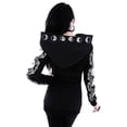 thumbnail image 6 of Restyle Gothic Lunar Hoodie with Moon Phases, S, 6 of 7