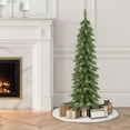 thumbnail image 2 of Puleo International  4 ft. Pre-Lit Artificial Alpine Pencil Tree, 2 of 4