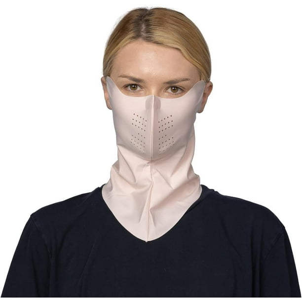 Protección solar UPF 50+, protección UV, transpirable, cubierta facial para el cuello, polaina para hombres y mujeres, al aire última intervensión, golf, tenis, correr, senderismo, pes