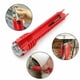 thumbnail image 5 of Llave multifunción para grifo de lavabo JAMW Rojo 1 ud, 5 of 5