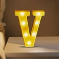 thumbnail image 4 of PEIBang LED Alphabet Lights Sign 26 Letters Battery Powered for Christmas Birthday Wedding Home Party Decoration, 4 of 5