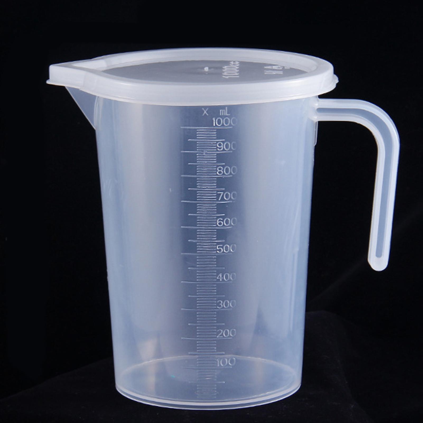 Visland Plastic Measuring Cup, Heat-Resistent Measuring Jug with