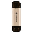 thumbnail image 1 of Unidad flash Transcend de 256 GB con doble USB C para iPhone/iPad/Mac, 1 of 8