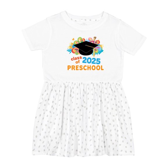 Inktastic Class of 2025 Preschool Prek Graduate Girls Toddler Dress
