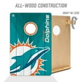 thumbnail image 3 of YouTheFan NFL Miami Dolphins 2' x 3' Cornhole Game, 3 of 6