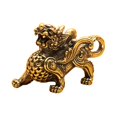 thumbnail image 1 of GROWTH TANK Brass Kirin Key Pendants Sturdy Car Key Chain Animal Accessories Desk Decoration 36mmx26mm, 1 of 9