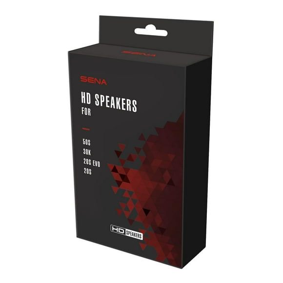 Sena High Definition Speakers, Improved Bass and Clarity | Fits 20S EVO and 30K | Upgraded (Black, T