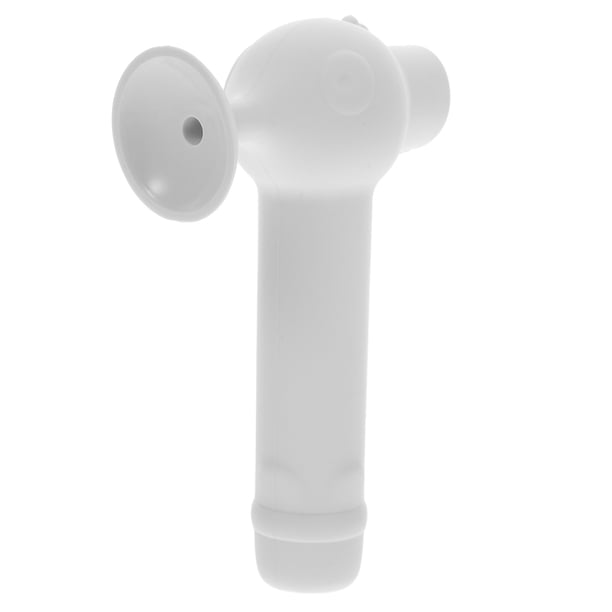 WORGEOUS Cubiertas de manija de puerta de silicona para seguridad del bebé Protector de perilla de puerta anticolisión Guantes de manija de puerta suaves para puertas de oficina en casa Blanco