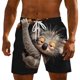 thumbnail image 3 of Pantalones de Cintura Elásticos con Cordón para la Natación de Verano de Ocio en la Playa, Desgaste Casual Y Cómodo, 3 of 3