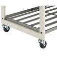 thumbnail image 6 of TRINITY 3-Bag White Laundry Cart w/ Champagne Poles, 6 of 7