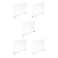 thumbnail image 1 of Wweixi 2pcs Plastic Maximize Cabinet Space With Shelf Dividers No More Wasted Storage Easy To Install Transparent Color 5Set, 1 of 6