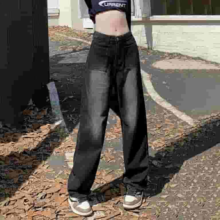 【セール】 福袋 の通販 Fsqjgq Womens Jeans Fashion Black Jeans for Women High Clothing